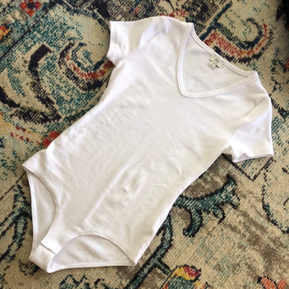 White Bodysuit Shirt